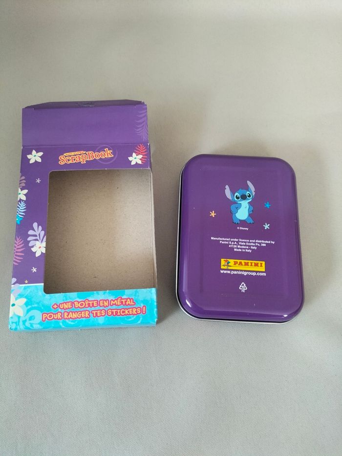 💜 Coffret Stitch : Boîte+ 10 pochettes de stickers - Disney/Panini - Neuf 💜 - photo numéro 4