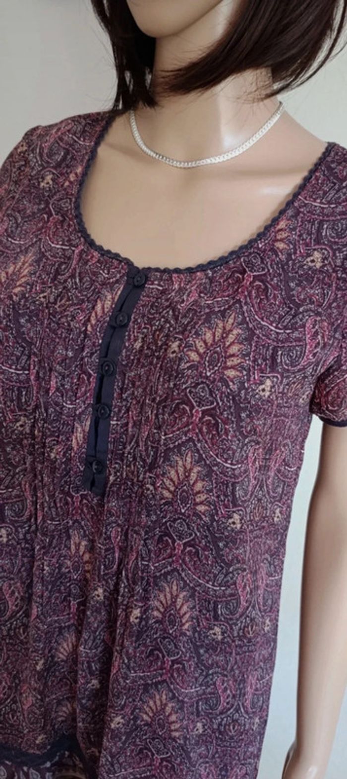 Robe bohème été la redoute création taille 38 - photo numéro 4