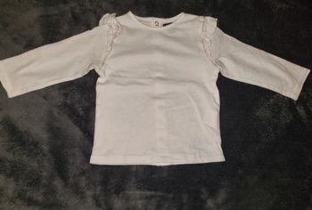 Tee-shirt manches longues fille taille 9mois