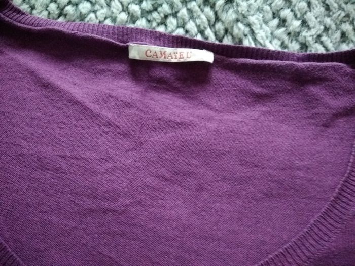 Pull fin col V - photo numéro 4