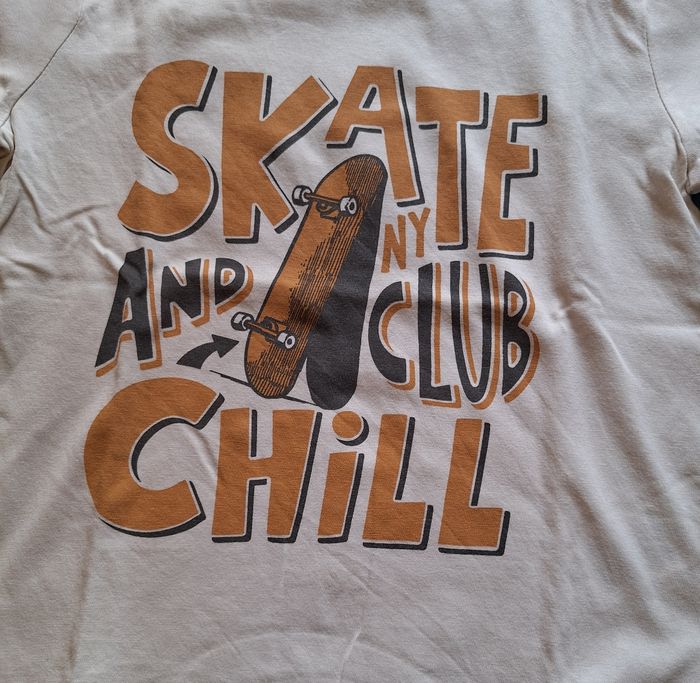 Tee-shirt manches courtes Skate Vertbaudet 6 ans - photo numéro 2