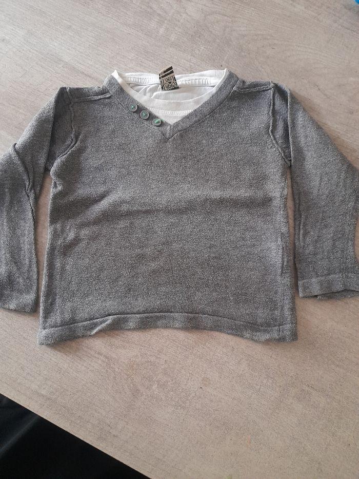 Petit pull TAO garçon 24 mois