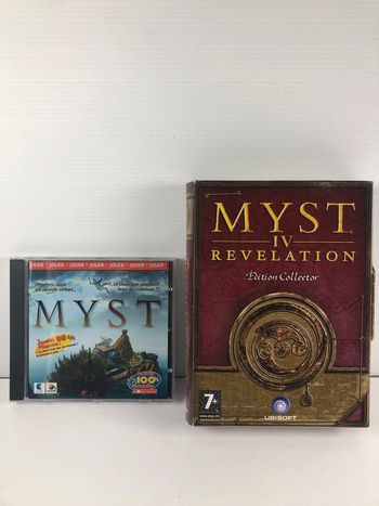 Myst IV Révélation édition collector et Myst PC