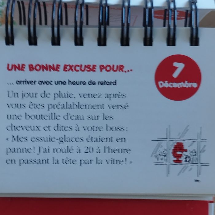 Calendrier à poser 365 astuces pour glander au boulot - photo numéro 7