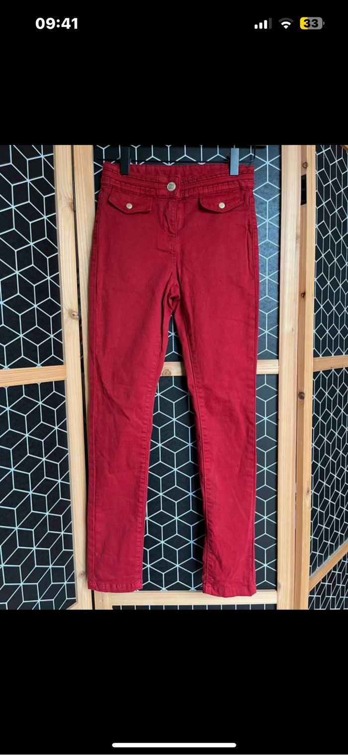 Pantalon rouge 10 ans Tape à l’œil - photo numéro 2