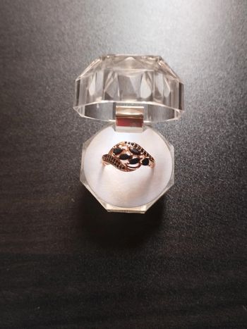 Bague vintage femme avec coffret cadeau