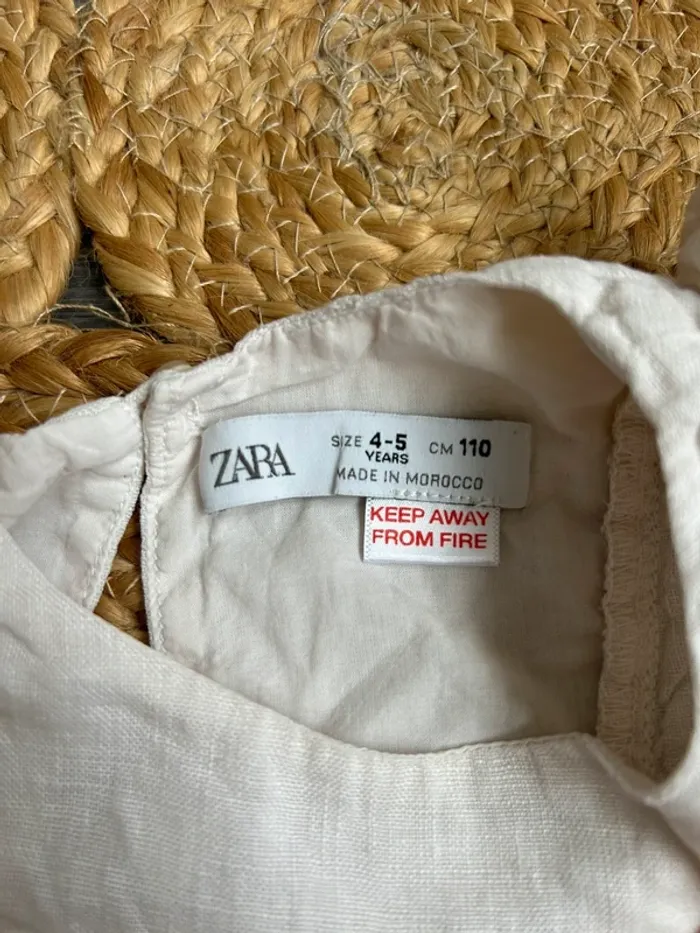 Petit top en lin Zara - photo numéro 3