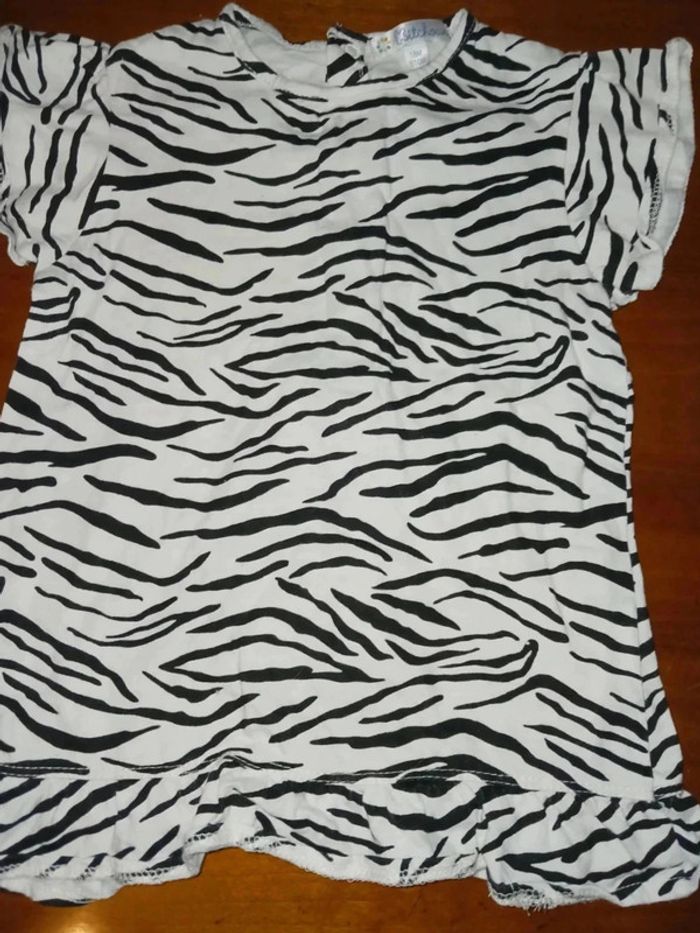 Robe zèbre 18 mois kitchoun
