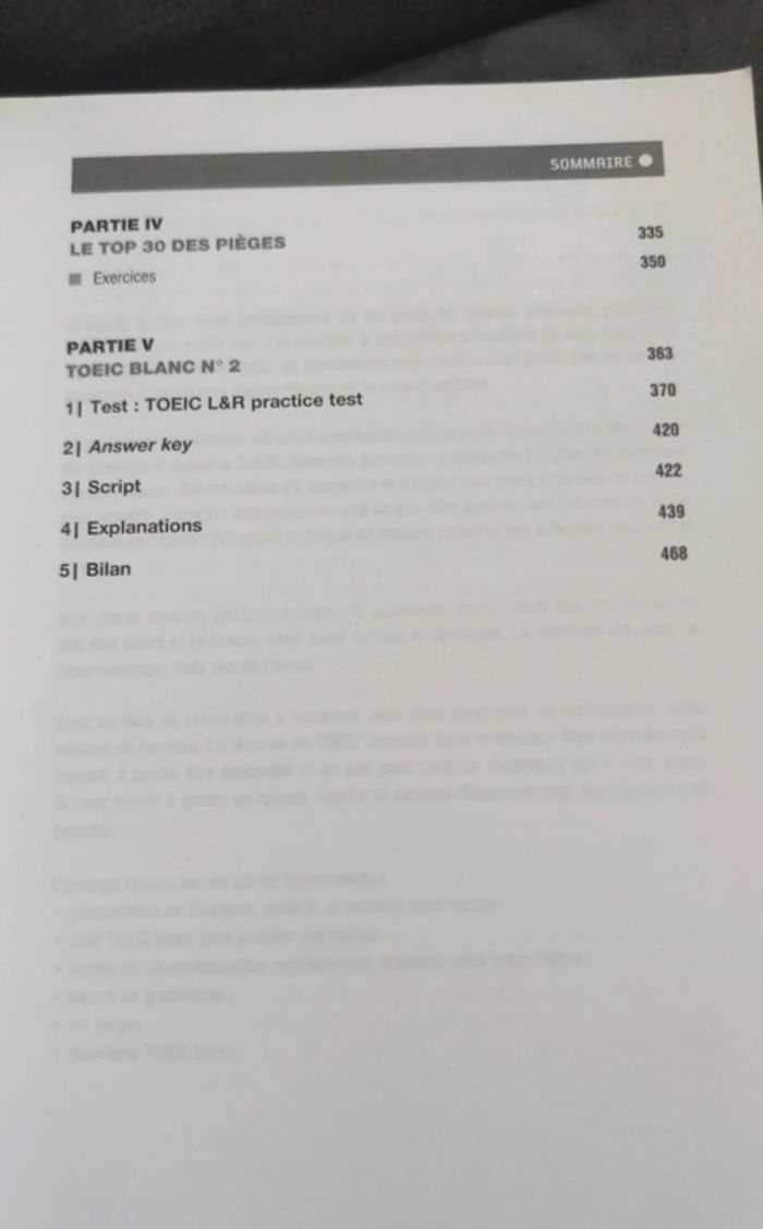 Livre manuel réussir le test TOEIC nouvel version - photo numéro 6