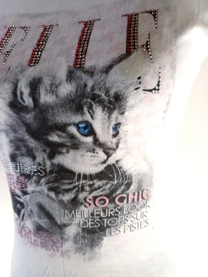 🌸T-shirt Les Ménuires, UP, taille 38 - photo numéro 3