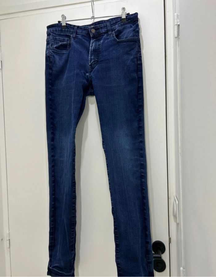 Jean Uniqlo femme taille 34 bleu - photo numéro 3