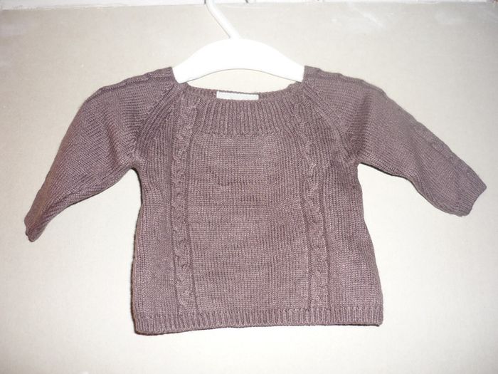 joli pull marron mixte chaud dpam - photo numéro 2