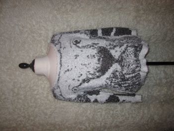 Pull blanc motif animal