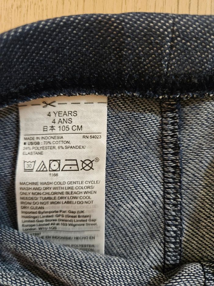 Jean legging Gap fille 4 ans - photo numéro 3