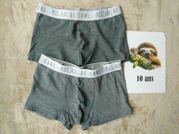 Lot de 2 boxers Taille 10-12 ans (n°9)