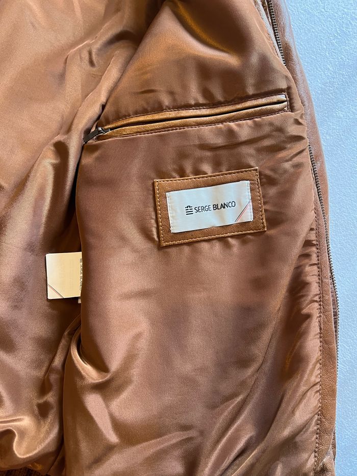 Veste cuir agneau Serge blanco - photo numéro 7