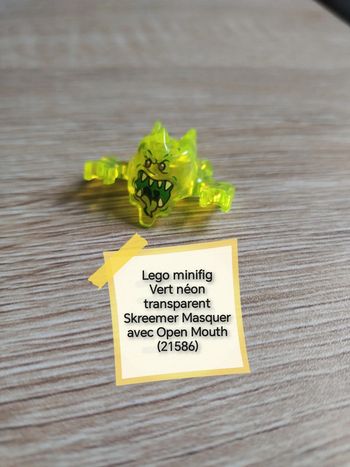 Lego minifig Skreemer vert transparent
