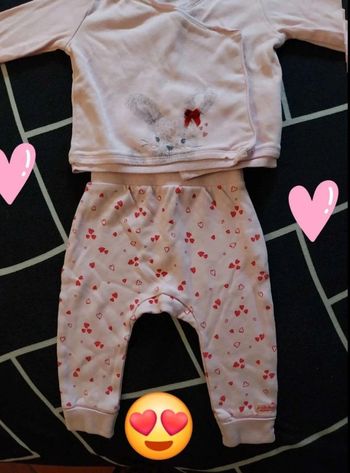 Ensemble fille T6M 2 pièces