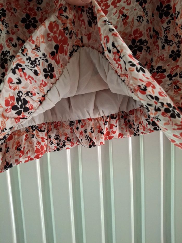 Top haut tee-shirt fleuri - photo numéro 3