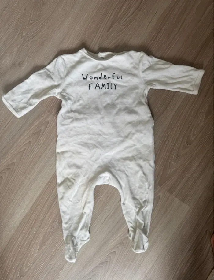 Pyjama velours 9 mois