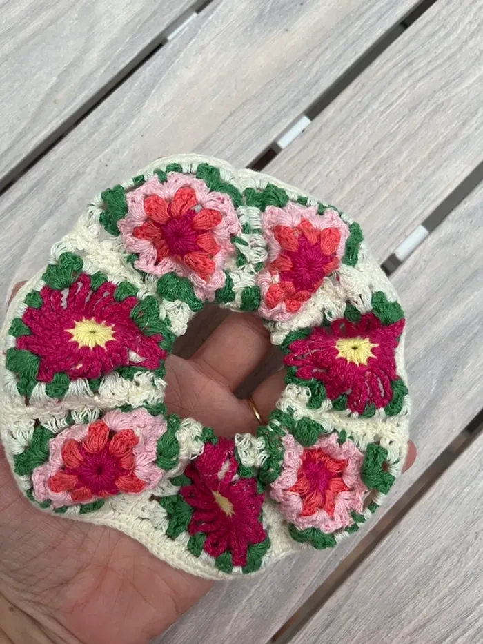 Chouchou crochet tricot - photo numéro 3