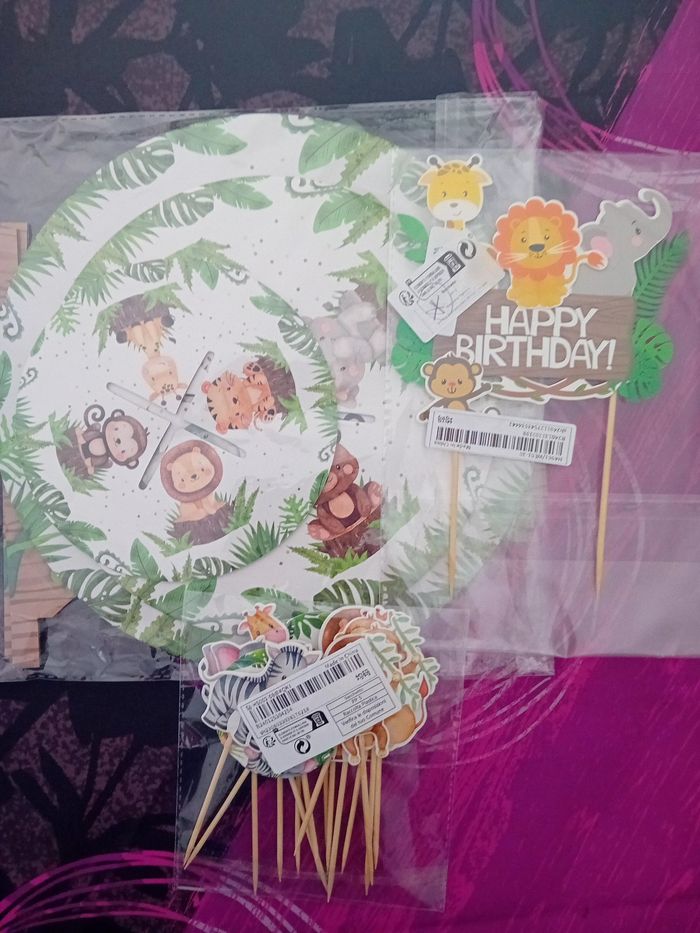 Décoration Anniversaire  Jungle / Safari