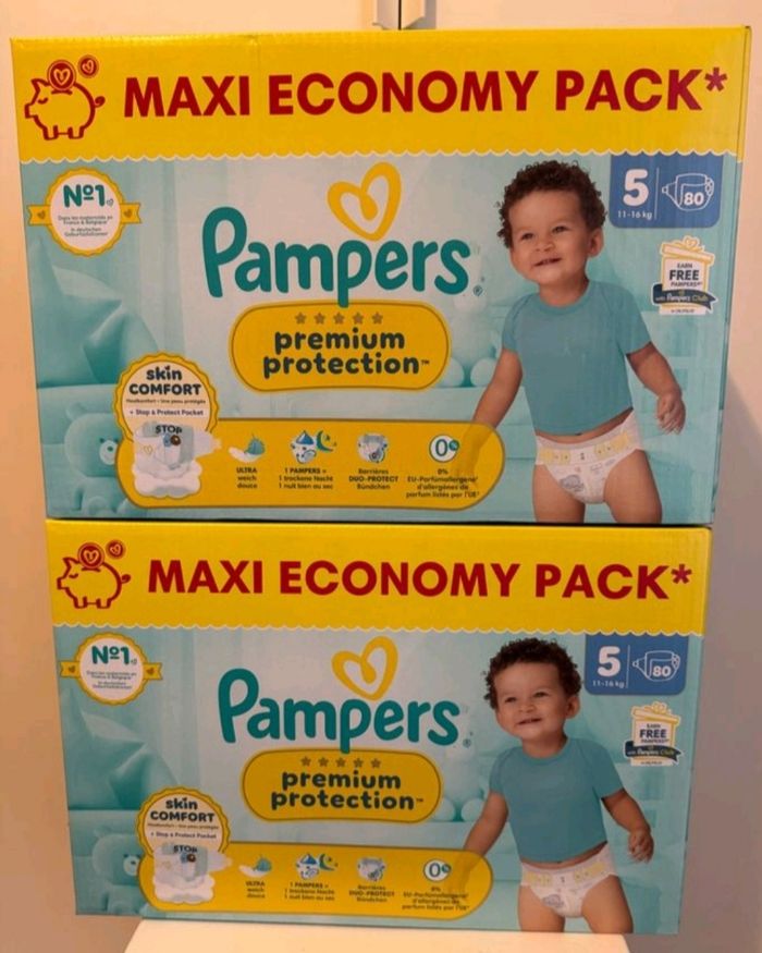 Couches pampers premium protection taille 5