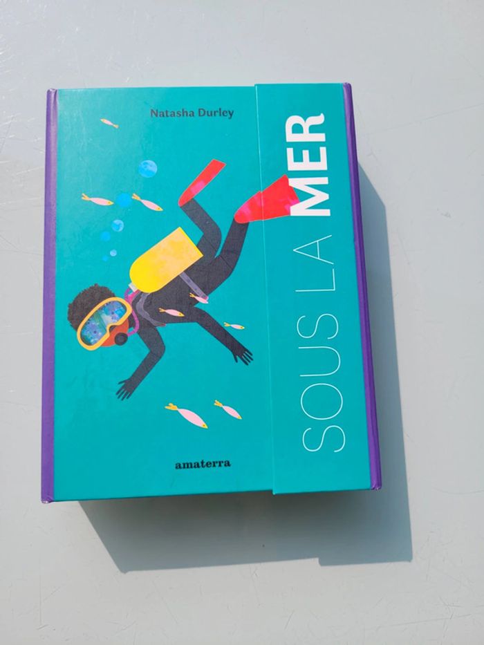 Superbe livre accordéon Amaterra 🪸 Sous la Mer 🐡 - photo numéro 2