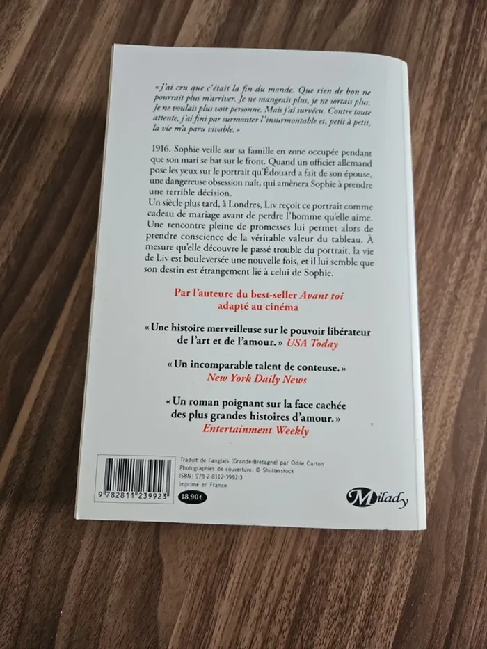 Livre Jojo Moyes - photo numéro 2