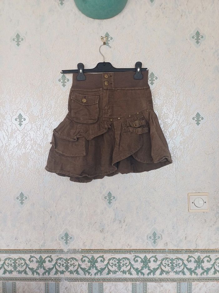Jupe marron foncé 12 ans