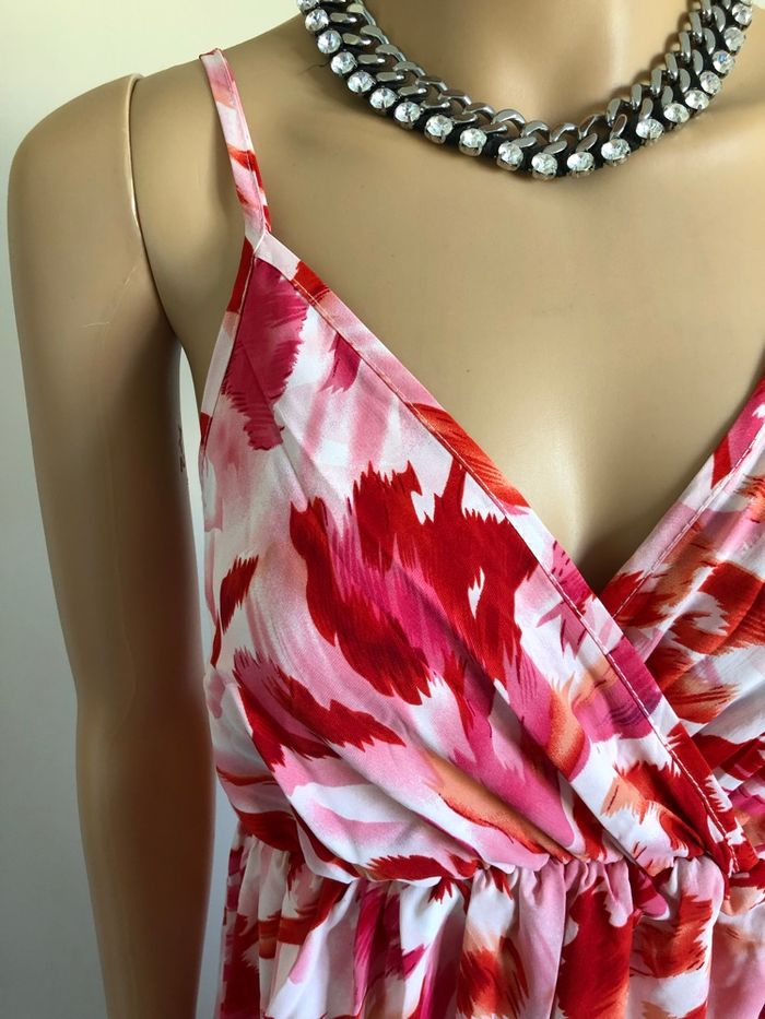 Robe longue neuve à bretelles V.Code taille L - photo numéro 3