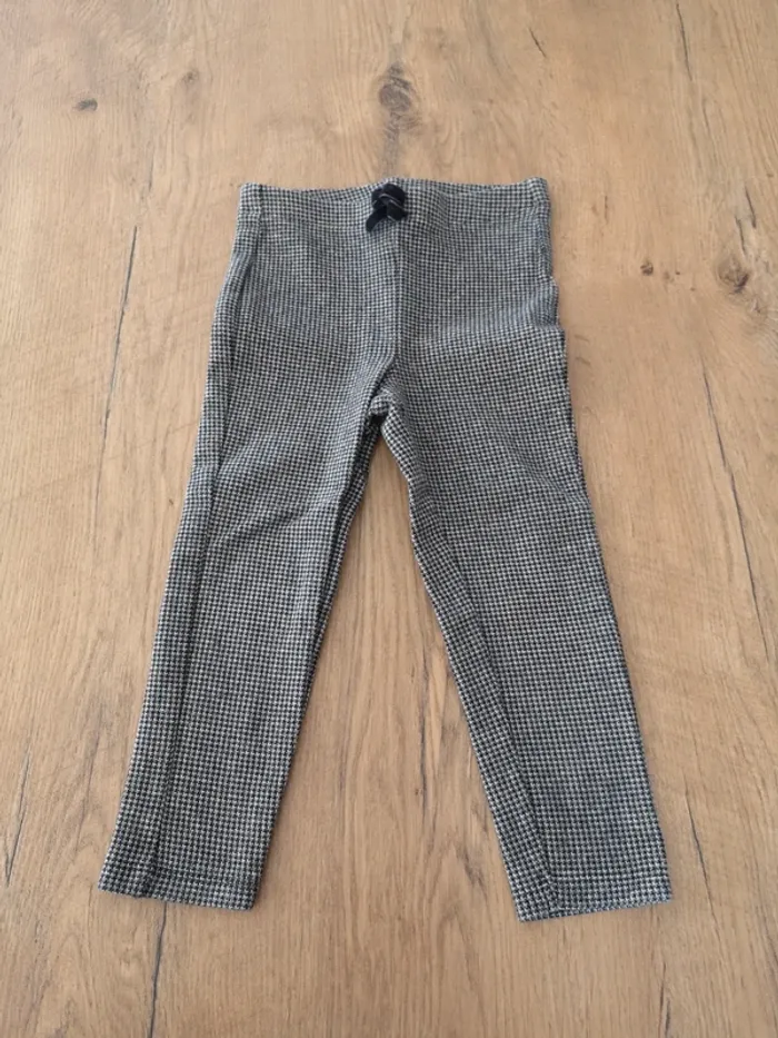 Pantalon tape à l'œil à carreaux