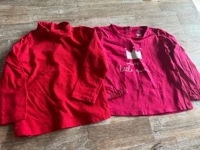Lot tee-shirt fille