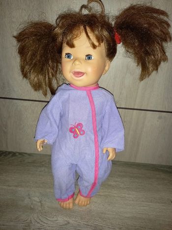 vetement pyjama violet pour poupée de 36 à 53 cm