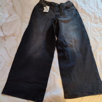 Jean parachute rigide noir neuf