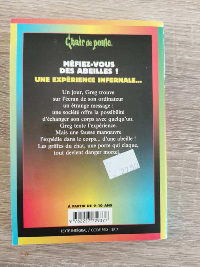 Chair de poule-Méfiez-vous des abeilles ! - photo numéro 2