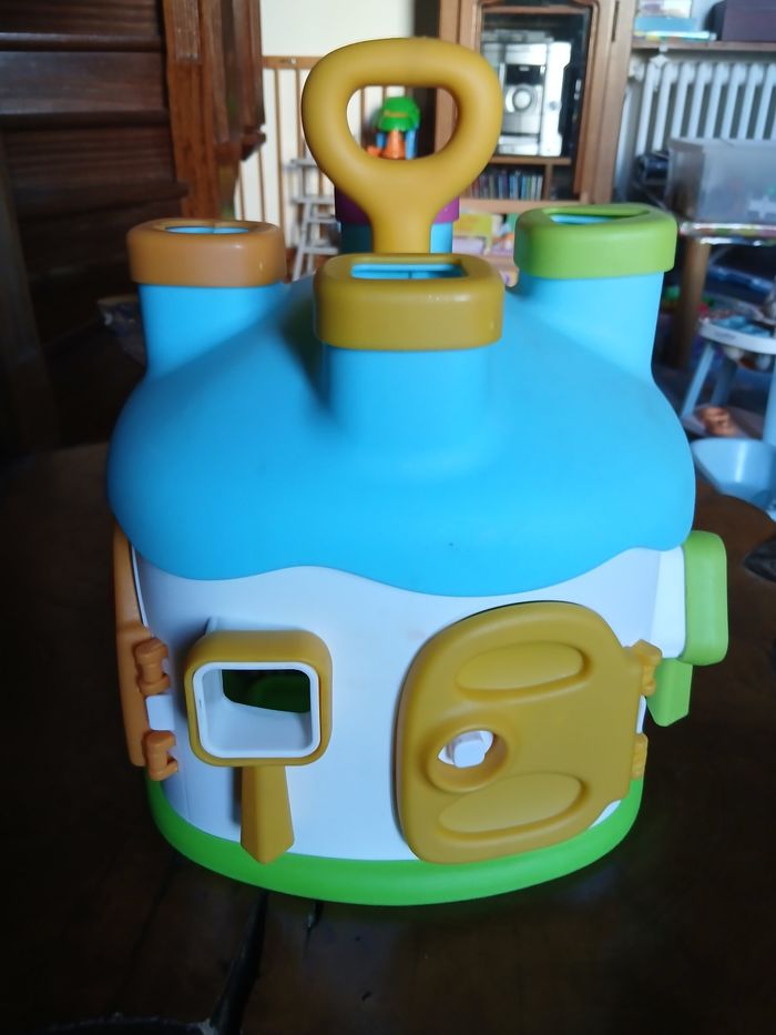 Cotoon maison des formes bleu smoby - photo numéro 4