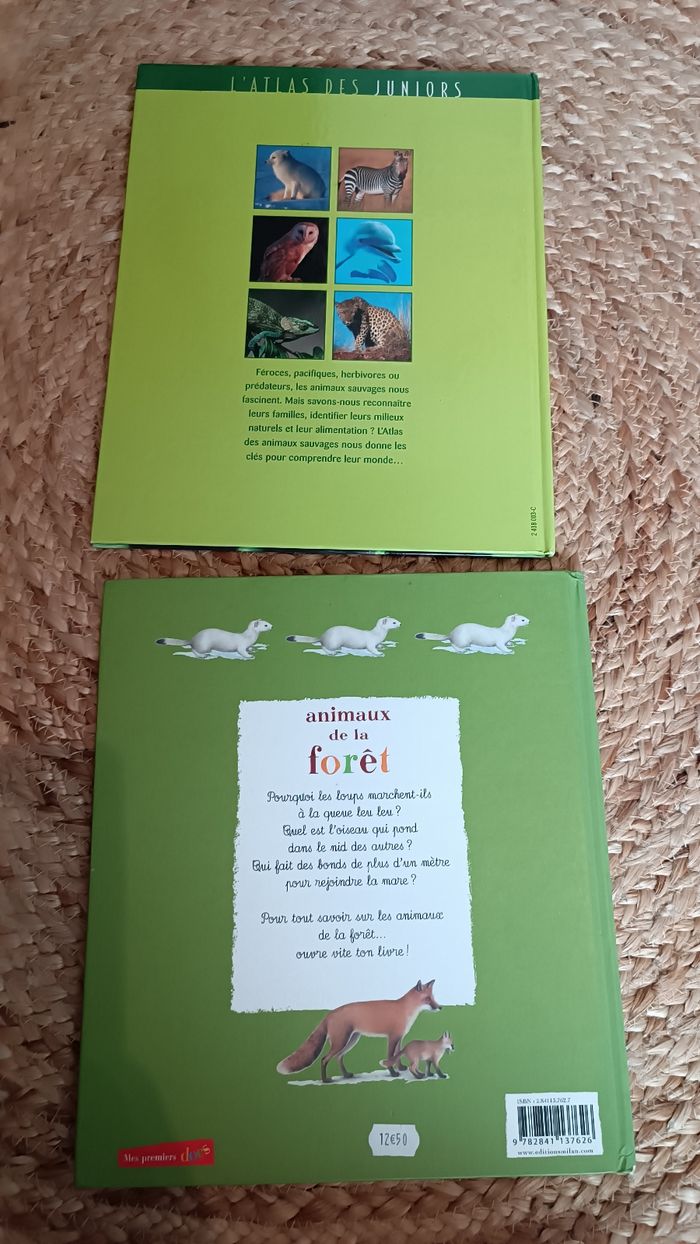 Lot de 2 livres éducatifs sur les animaux - photo numéro 2