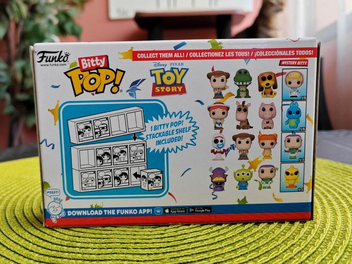 Lot/Pack de 4 Figurines Funko - Bitty Pop Toy Story, Disney - photo numéro 3