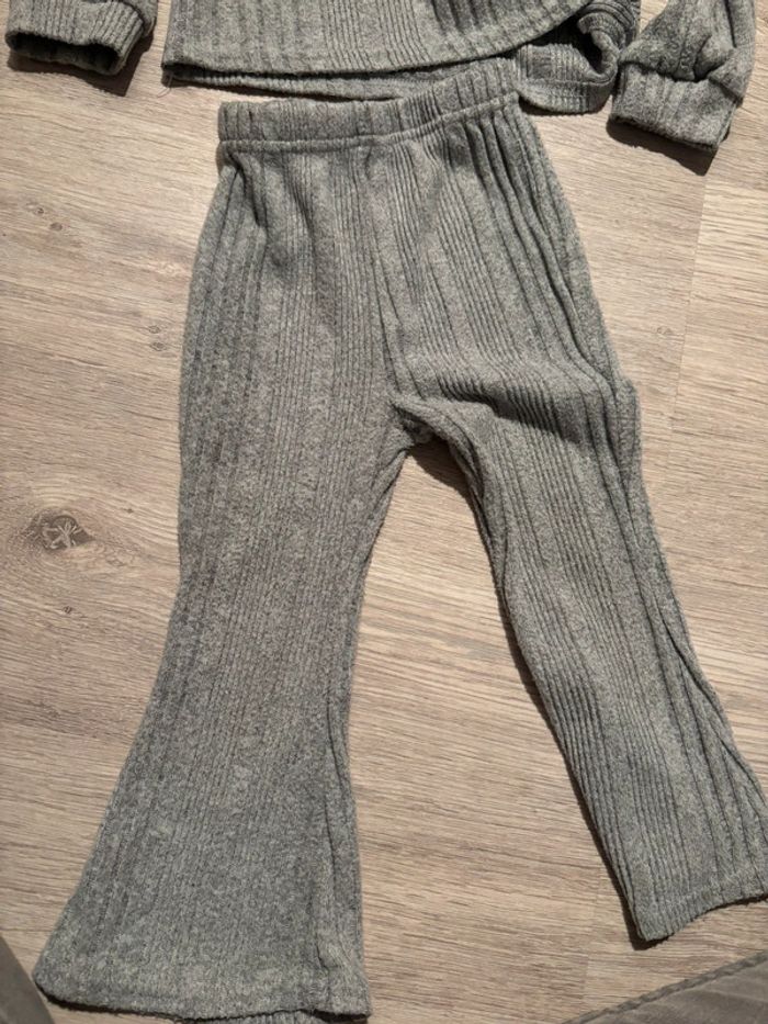 Ensemble fille 3 ans gris Shein - photo numéro 3