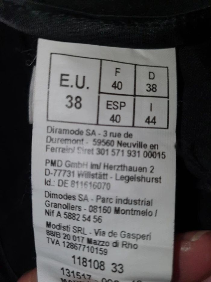 Pantalon évasé à jambes larges - taille 40 - photo numéro 2