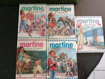 Lot 5 livres Martine
