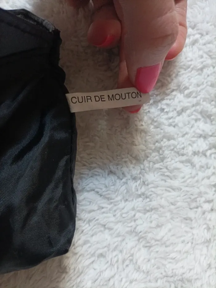 Pochette cuir noire - photo numéro 5