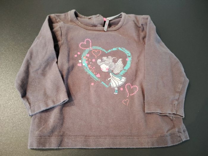 T-shirt manches longues 12 mois