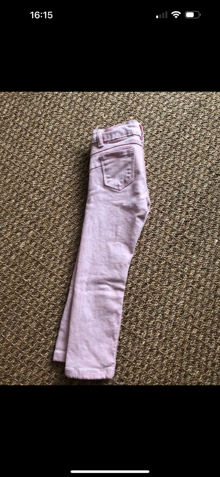 Jeans rose slim - photo numéro 4