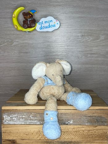 NIC539 doudou éléphant 🐘 nicotoy