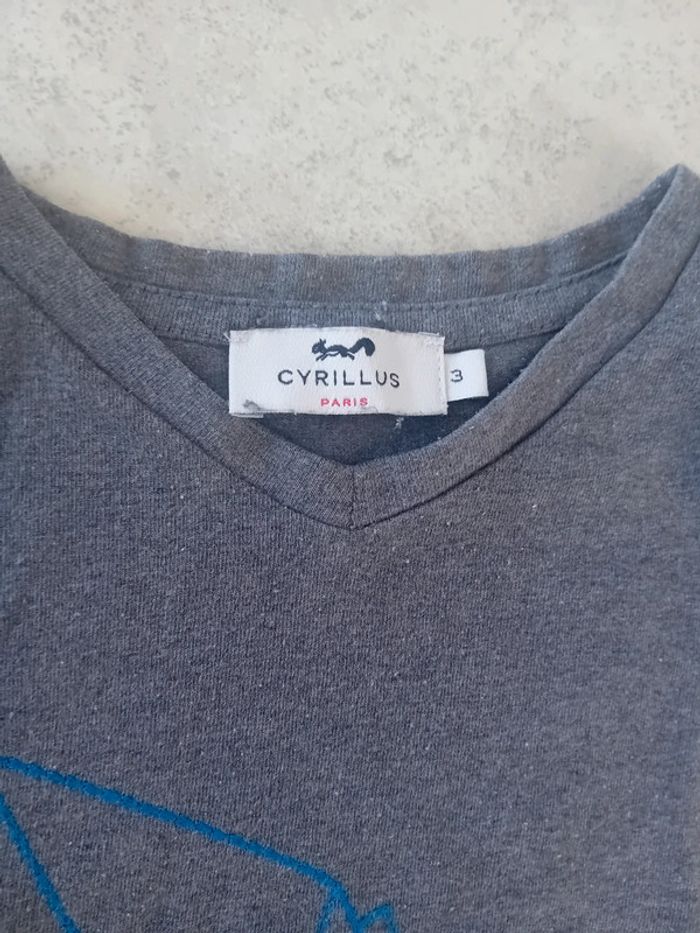 T shirt 3 ans cyrillus - photo numéro 2