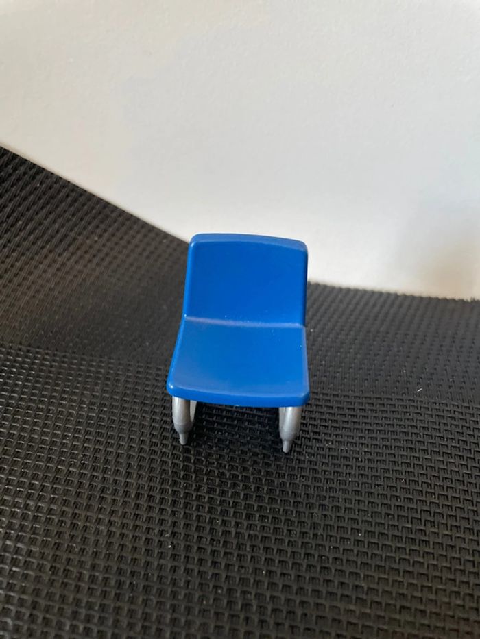 Playmobil chaise bleue commissariat 6919 maison moderne bureau pièces détachées - photo numéro 2