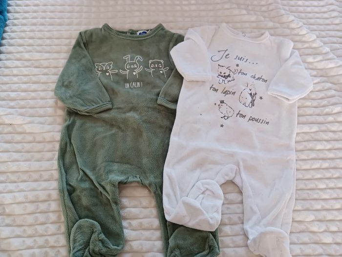 Lot de 2 pyjamas 3 mois