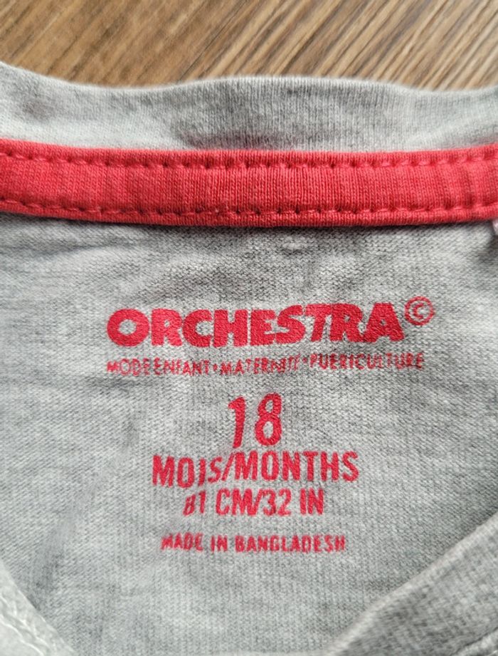 Tee-shirt manches longues neuf Orchestra 18 mois - photo numéro 4